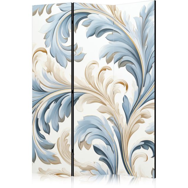 CONFIGURABLE PÄÄTUOTE - Sermi - Baroque Ornaments in Light Creamy Blue Colors 10115