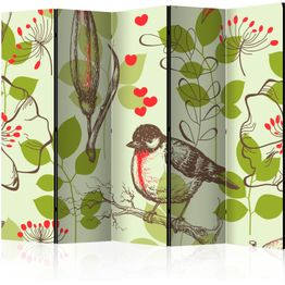 Sermi Artgeist Bird and lilies vintage pattern II, eri vaihtoehtoja
