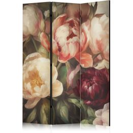 Sermi Artgeist Blooming Peonies - Charismatic Flowers Bathed in Sunlight, eri vaihtoehtoja