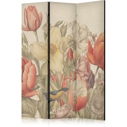 Sermi Artgeist Bouquet with Tulips - Colorful Flowers on a Light Background - Illustration, eri vaihtoehtoja