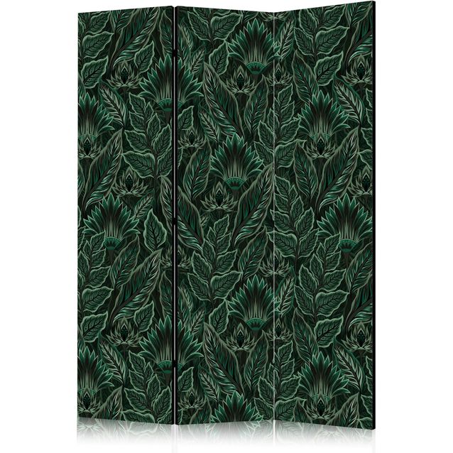 CONFIGURABLE PÄÄTUOTE - Sermi - Dense Vegetation - Botanical Patterns in Illustrative Style; Green 10658