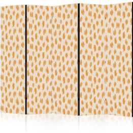 Sermi Artgeist Drawn Pattern in Spots and Dots - in Shades of Orange and Ecru, eri vaihtoehtoja
