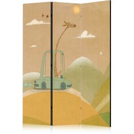 Sermi Artgeist Dreamy Traveler - Giraffe Driving a Car on a Beautiful Sunny Day, eri vaihtoehtoja