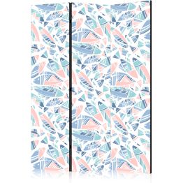 Sermi Artgeist Fish in Minimalist Style - Fish in Aztec Style in Pastel Color Shades on a White Background, eri vaihtoehtoja
