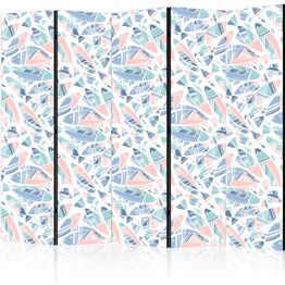 Sermi Artgeist Fish in Minimalist Style - Fish in Aztec Style in Pastel Color Tones on a White Background, eri vaihtoehtoja