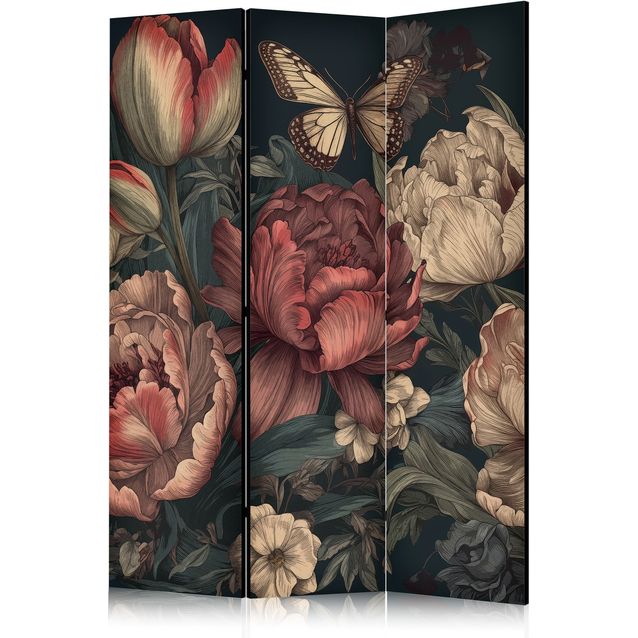 CONFIGURABLE PÄÄTUOTE - Sermi - Floral Illustration - Magnificent Flower Buds on a Turquoise Background 10870
