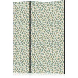 Sermi Artgeist Giraffe Pattern - Animal Pattern in Turquoise Spots on a Light Background, eri vaihtoehtoja