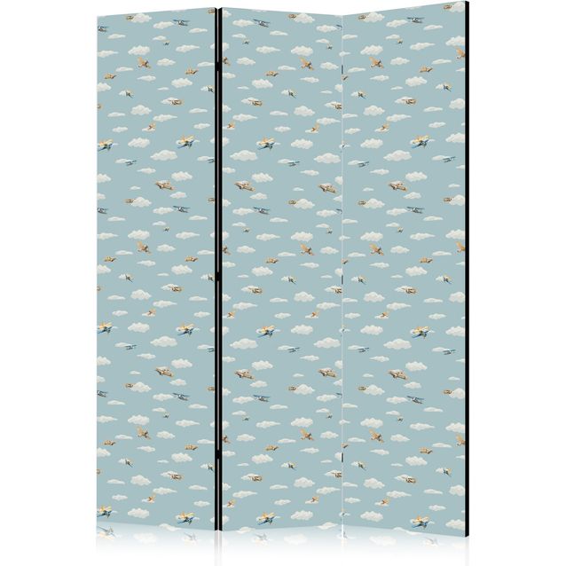 CONFIGURABLE PÄÄTUOTE - Sermi - Illustration - Yellow-Blue Airplanes Against a Blue Sky 32114