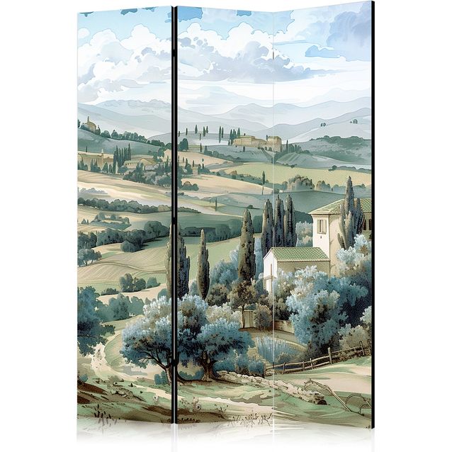 CONFIGURABLE PÄÄTUOTE - Sermi - Landscape with Green Fields and Trees - Tuscan Sunny View 16398