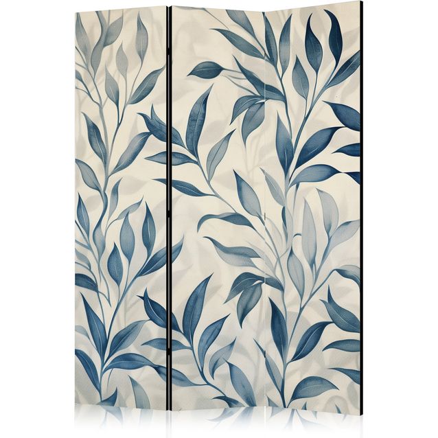 CONFIGURABLE PÄÄTUOTE - Sermi - Leaves in Blue Colors - Delicate Botanical Motif 10139