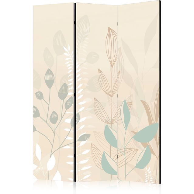 CONFIGURABLE PÄÄTUOTE - Sermi - Morning in the Meadow - Various Pastel Plants on a Beige Background 34620