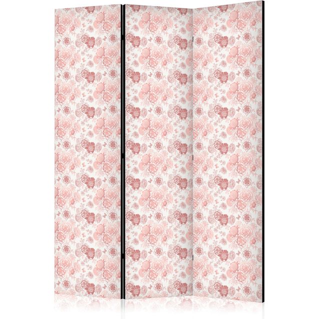 CONFIGURABLE PÄÄTUOTE - Sermi - Pink Blossoming - Flowers in Warm Colors on a White Background 11129