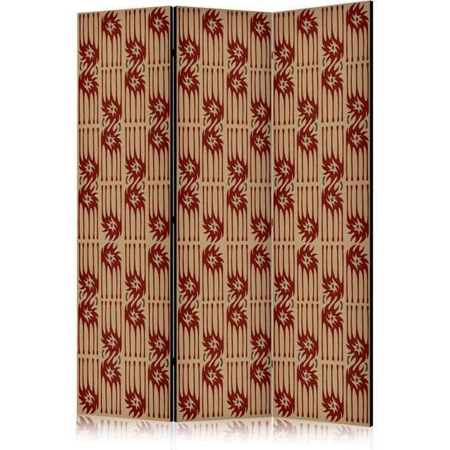 CONFIGURABLE PÄÄTUOTE - Sermi - Predatory Features - Red Abstract Shapes Inspired by Tribal 11778