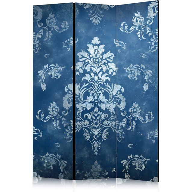 CONFIGURABLE PÄÄTUOTE - Sermi - Retro Ornament - Decorative Motif in Rubbed Blues 10030