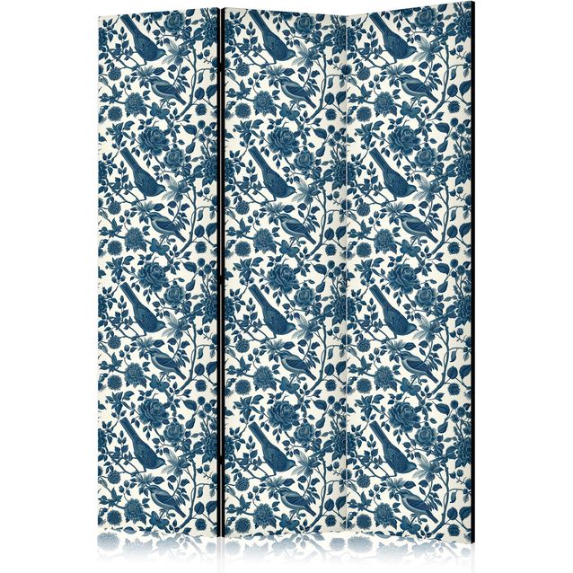 CONFIGURABLE PÄÄTUOTE - Sermi - Rose Vines - Monochromatic Blue Birds Resting Among Roses 11440