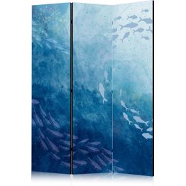 Sermi Artgeist Schools of Fish - Luminous Clusters of Fish in Blue Hues Amidst the Sea Depths, eri vaihtoehtoja
