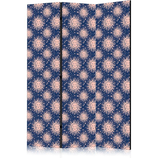 CONFIGURABLE PÄÄTUOTE - Sermi - Sunny Patterns - Repeating Sun Motif on a Navy Background 33623