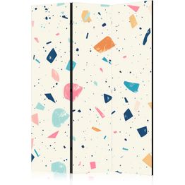 Sermi Artgeist Terrazzo with Multicolored - Large Elements - Cheerful Pattern on a Light Background, eri vaihtoehtoja