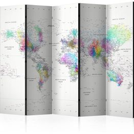 Sermi Artgeist White-colorful world map, eri vaihtoehtoja