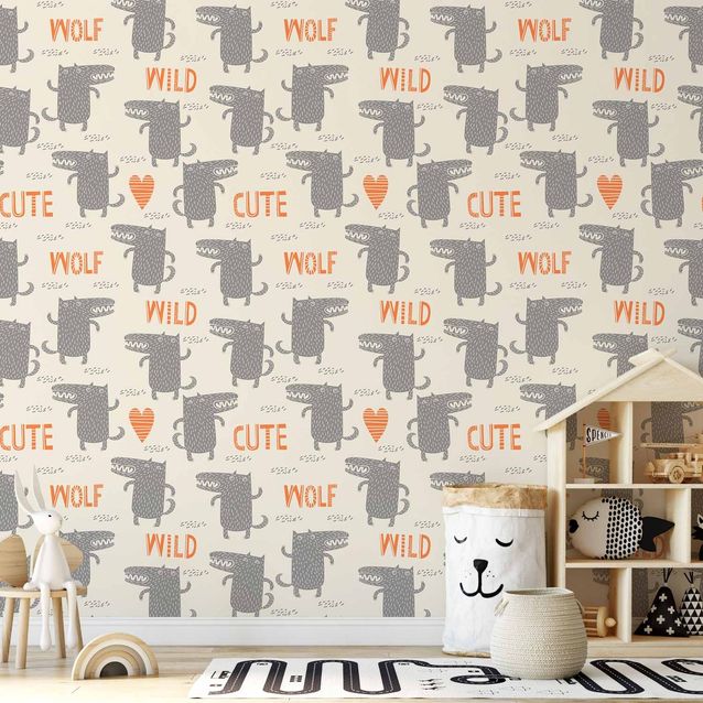 Tapetti - Cute Wolf