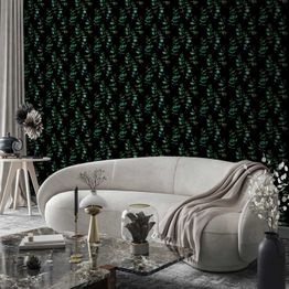 Tapetti Artgeist Emerald Chic, musta, 50cm x 10m