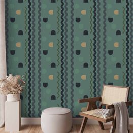 Tapetti Artgeist Mint Wave, turkoosi, 50cm x 10m