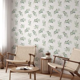 Tapetti Artgeist Olive Dance, harmaa, 50cm x 10m