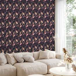 Tapetti Artgeist Pink Grasses, vaaleanpunainen, 50cm x 10m