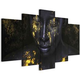 Taulu Artgeist Bathed in Gold (5 Parts) Wide, eri vaihtoehtoja