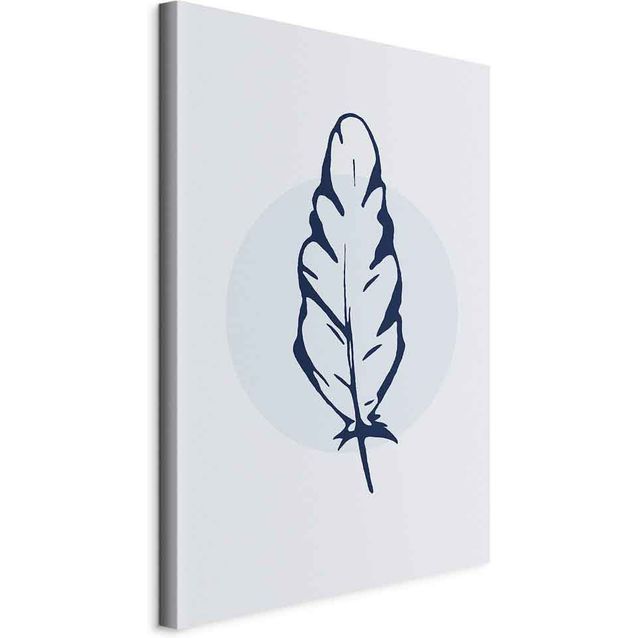 CONFIGURABLE PÄÄTUOTE - Taulu - Blue Feather (1 Part) Vertical 43749