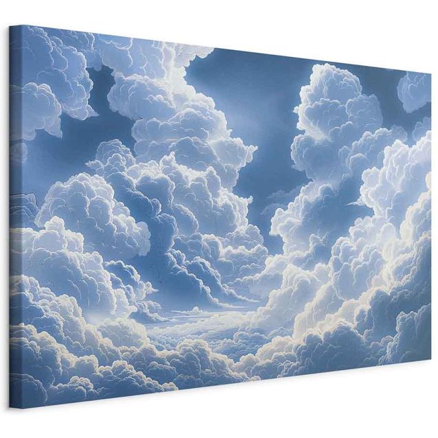 CONFIGURABLE PÄÄTUOTE - Taulu - Blue Sky Breaking Through White Fluffy Clouds 03763