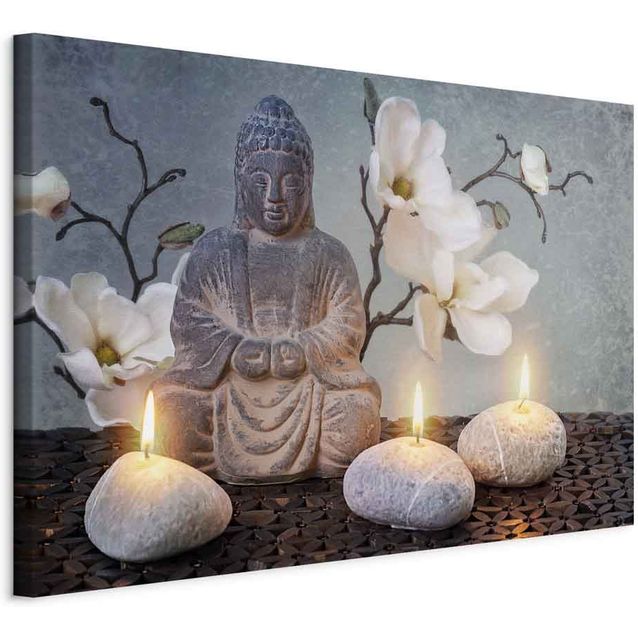 CONFIGURABLE PÄÄTUOTE - Taulu - Buddha and Stones (1 Part) Wide 72398