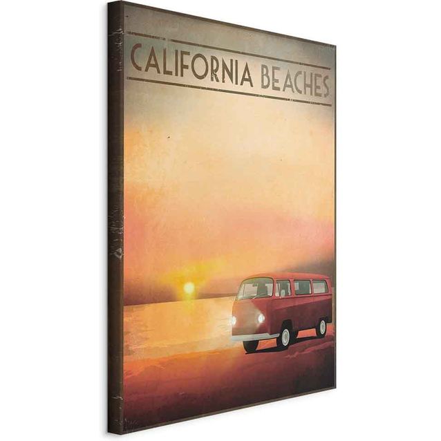 CONFIGURABLE PÄÄTUOTE - Taulu - California Beaches (1 Part) Vertical 72906