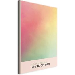 Taulu Artgeist Cherry Breeze - Pastel Gradient in Delicate Retro Colors, eri vaihtoehtoja