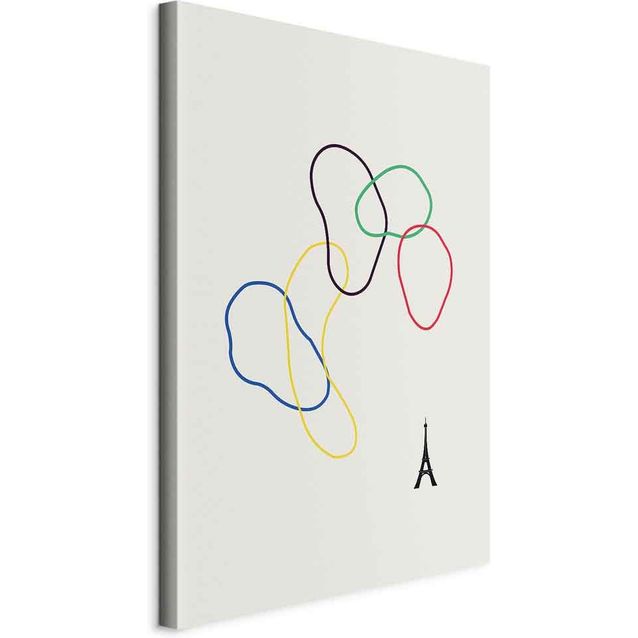 CONFIGURABLE PÄÄTUOTE - Taulu - Colorful Rings - Digital Graphics - Minimalism 02271