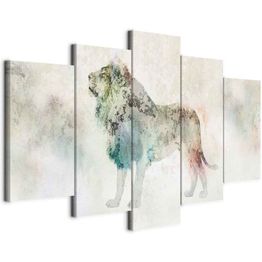 Taulu Artgeist Colourful King (5 Parts) Wide, eri vaihtoehtoja
