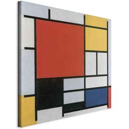 Taulu Artgeist Composition with red, yellow. blue and black (Piet Mondrian), eri vaihtoehtoja