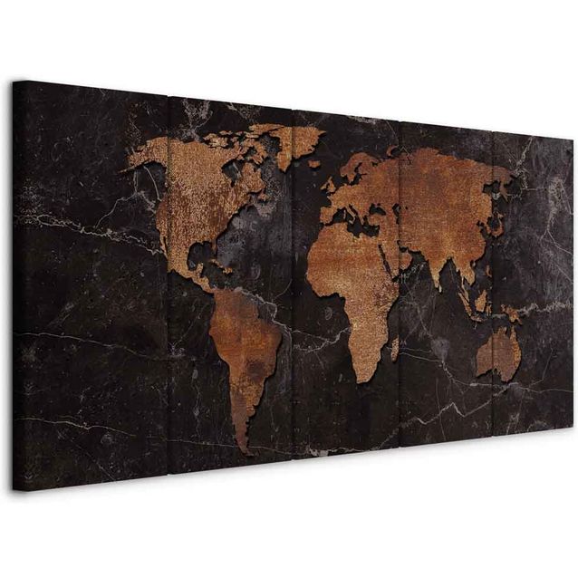 CONFIGURABLE PÄÄTUOTE - Taulu - Copper Map (5 Parts) Narrow 77901