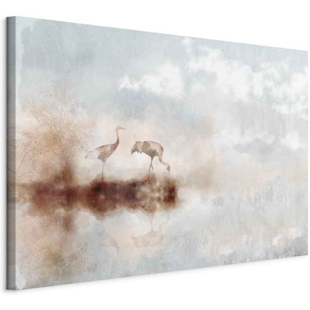 CONFIGURABLE PÄÄTUOTE - Taulu - Cranes in the Morning (1 Part) Wide 54929