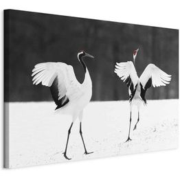 Taulu Artgeist Dancing Cranes (1 Part) Wide, eri vaihtoehtoja