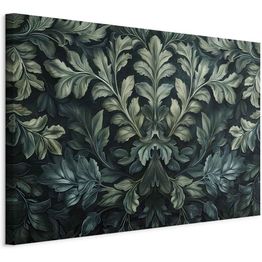 Taulu Artgeist Dark Green Victorian Leaves: Botanical Carved Composition, eri vaihtoehtoja