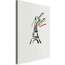 Taulu Artgeist Eiffel Tower and Colorful Ribbons, eri vaihtoehtoja