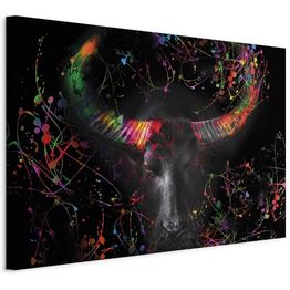 Taulu Artgeist Enraged Bull (1 Part) Vertical - Second Variant, eri vaihtoehtoja