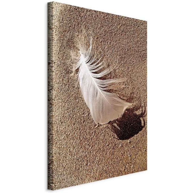 CONFIGURABLE PÄÄTUOTE - Taulu - Feather on the Sand (1 Part) Vertical 73364