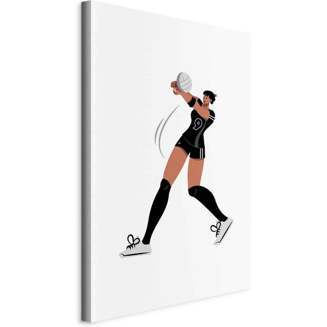 CONFIGURABLE PÄÄTUOTE - Taulu - Female Volleyball Player Illustration 75855