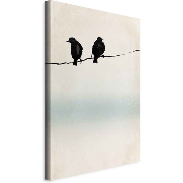 CONFIGURABLE PÄÄTUOTE - Taulu - Frozen Sparrows (1 Part) Vertical 94598