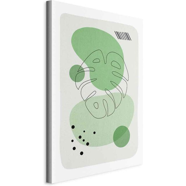 CONFIGURABLE PÄÄTUOTE - Taulu - Green Aesthetics of Monstera (1 Part) Vertical 27029