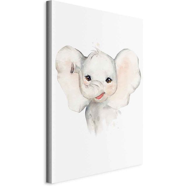 CONFIGURABLE PÄÄTUOTE - Taulu - Happy Elephant (1 Part) Vertical 46029