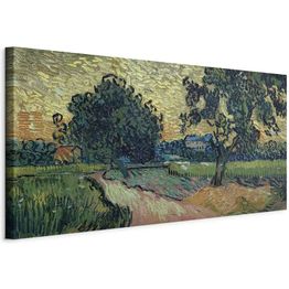 Taulu Artgeist Landscape with the Chateau of Auvers at Sunset (Vincent Van Gogh), eri vaihtoehtoja