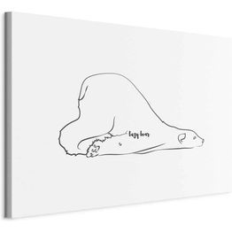 Taulu Artgeist Lazy Bear (1 Part) Wide, eri vaihtoehtoja